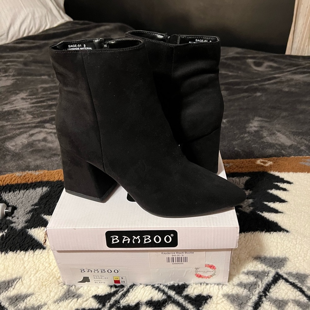Black booties